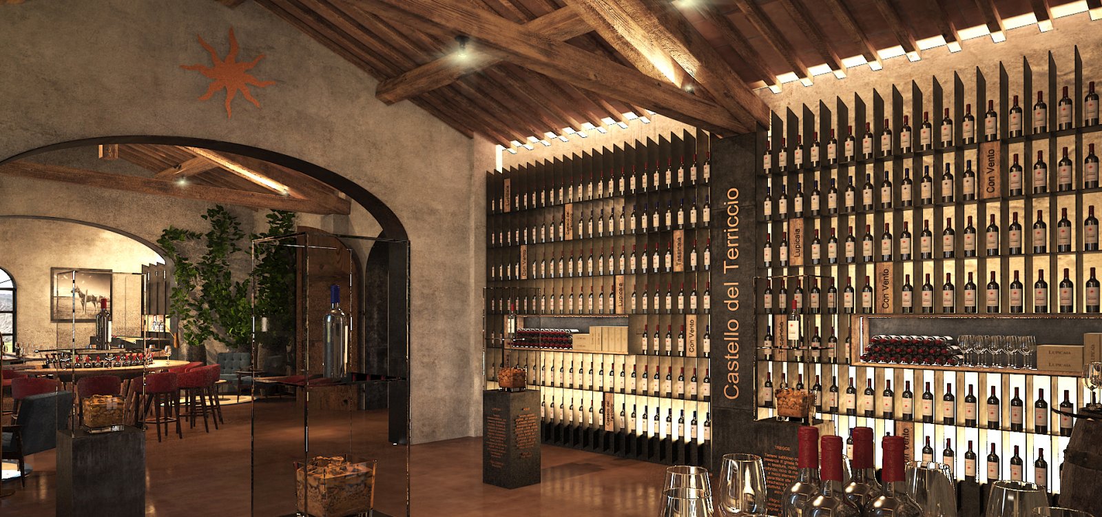 Castello del Terriccio Wine Shop and Terraforte Restaurant